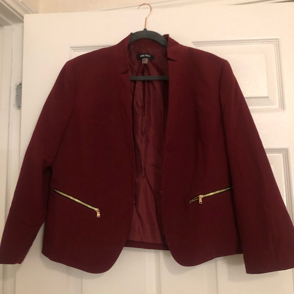 Nine West 3/4 sleeve blazer sz 12